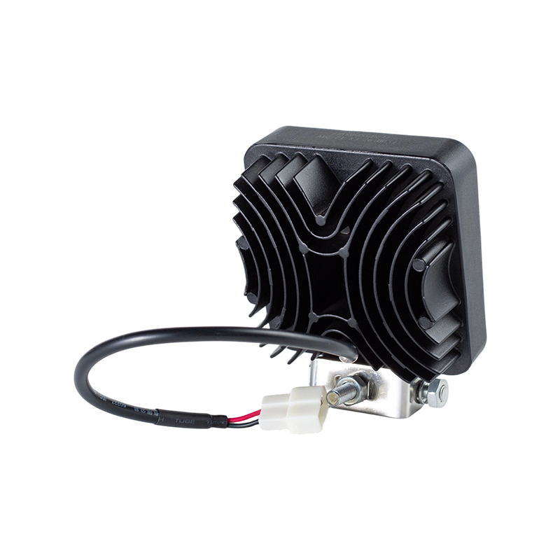 IP67 002 Luz de trabalho quadrada de 9 LED para serviço pesado para veículos industriais