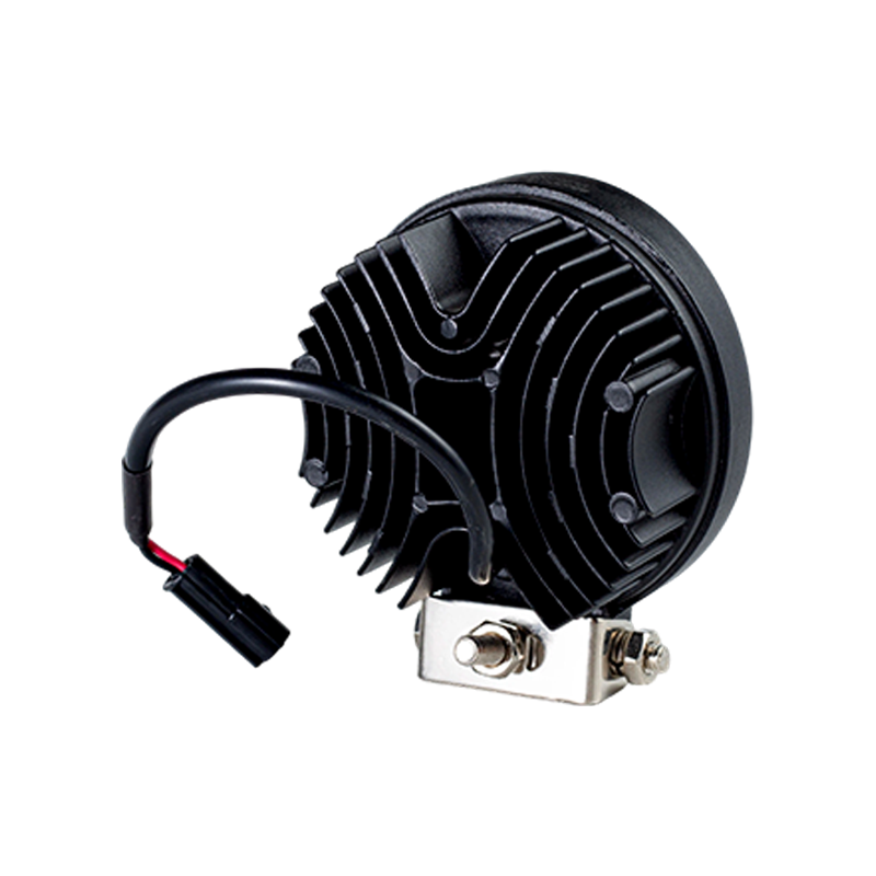 IP67 001 Luz de trabalho redonda de 9 LEDs para serviços pesados ​​para veículos industriais