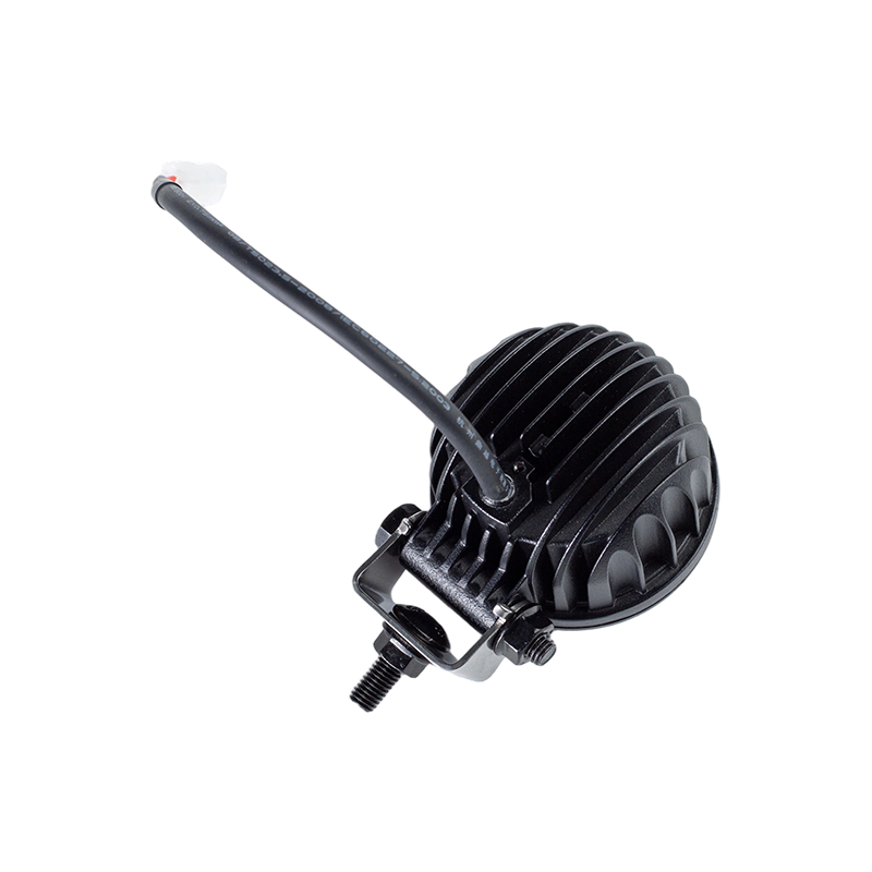 Luz de advertência de segurança da empilhadeira do ponto azul redondo oblíquo de IP67 5W DC9-80V