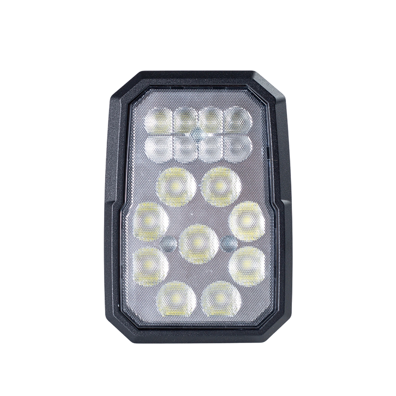002 Farol de combinação multifuncional LED 9+8 para serviço pesado para veículos industriais