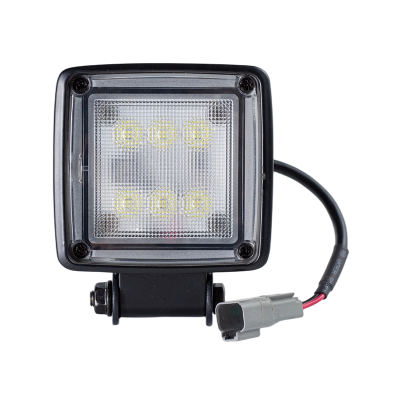 Luz de trabalho resistente de 6 LEDs IP67 001 para veículos industriais