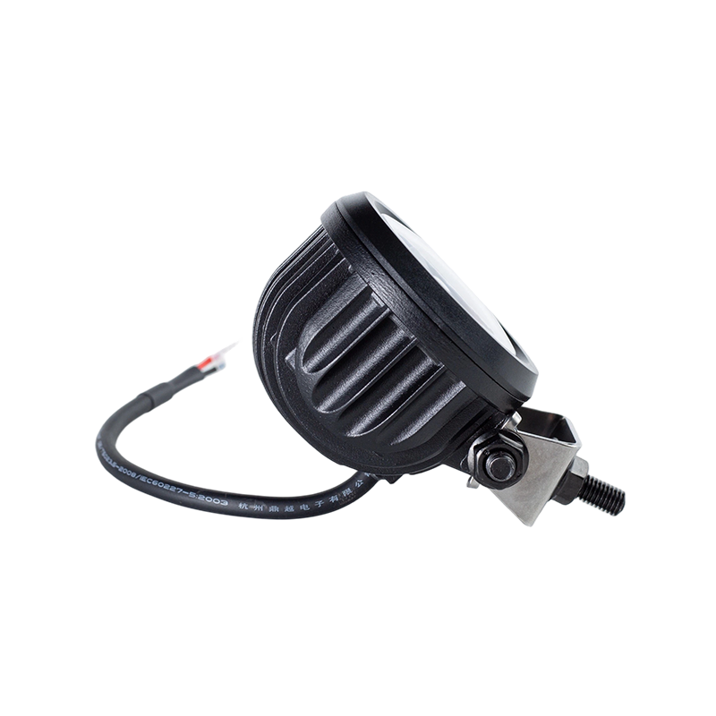 Luz de advertência de segurança da empilhadeira do ponto azul redondo oblíquo de IP67 5W DC9-80V