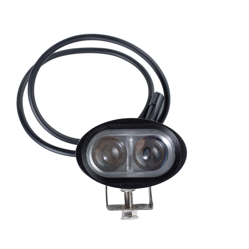 IP67 6W DC9-80V Feixe Largo Oval Vermelho/Azul Luz de Advertência de Segurança para Empilhadeira