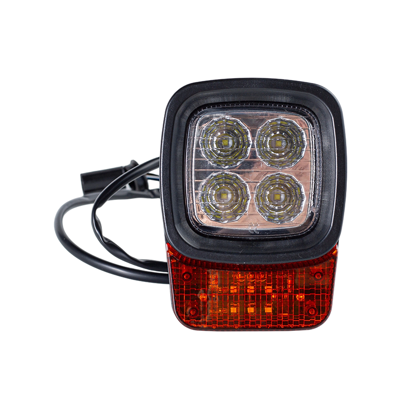 001 Luz combinada multifuncional / luz de trabalho de 4 LEDs com sinal de mudança de direção e luz de posição para empilhadeira