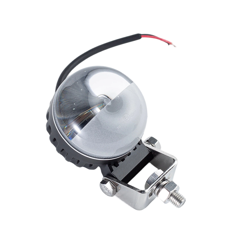 IP67 5W DC9-80V luz de advertência de área de perigo de empilhadeira de feixe vermelho/azul redondo
