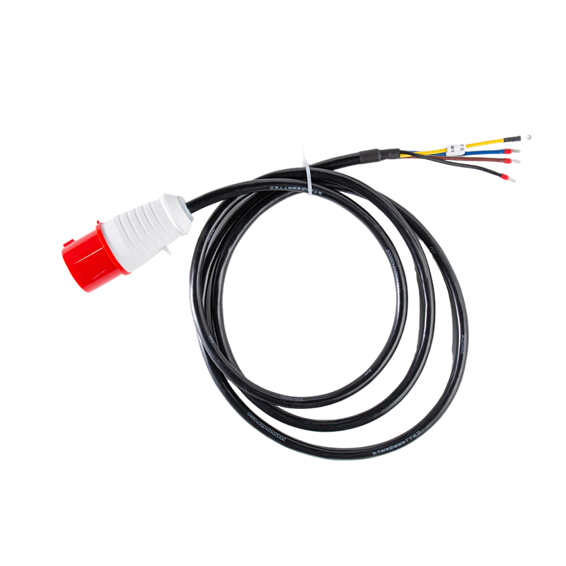 Chicote de fios completo com entrada de energia externa para maquinaria de construção resistente