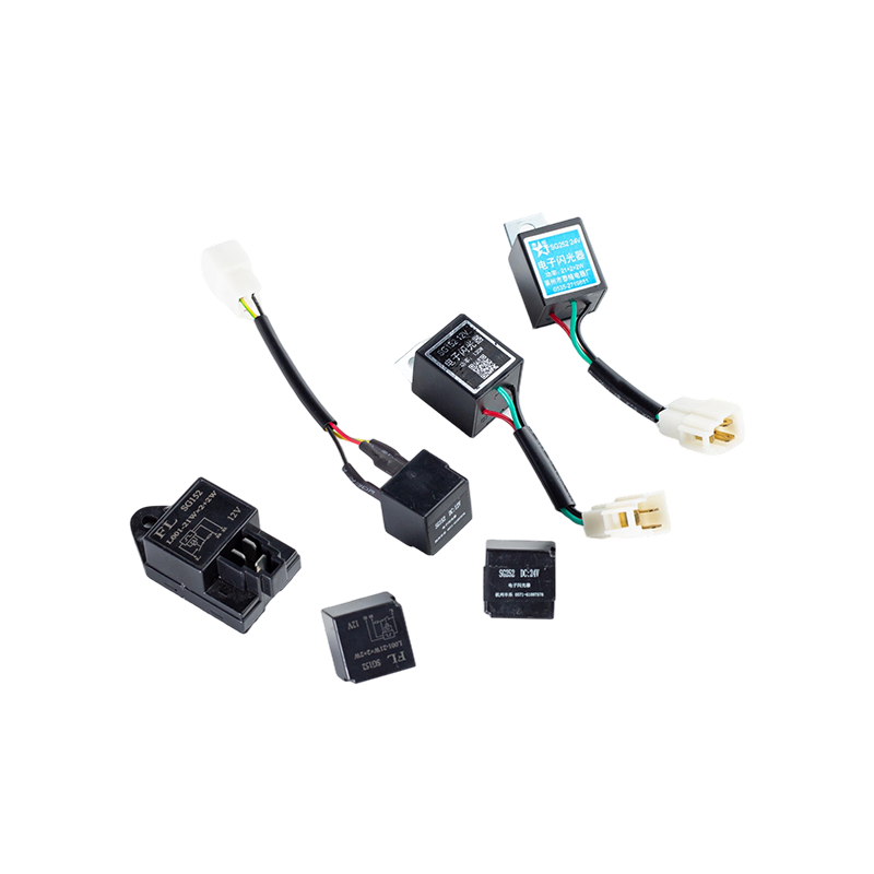 Relé pisca-pisca eletrônico SG252 24V 20A para empilhadeiras e sinais de direção de veículos