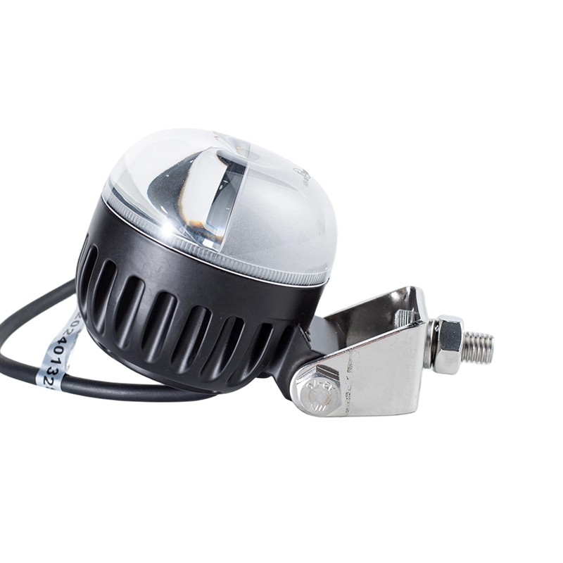 IP67 5W DC9-80V luz de advertência de área de perigo de empilhadeira de feixe vermelho/azul redondo