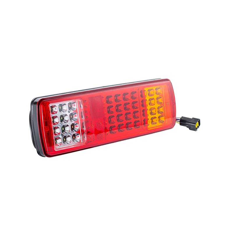FLDJ-SSWD-002 IP55 6W DC12-24V Luz traseira LED integrada de 3 cores (sinal de direção + luz de posição + luz reversa)