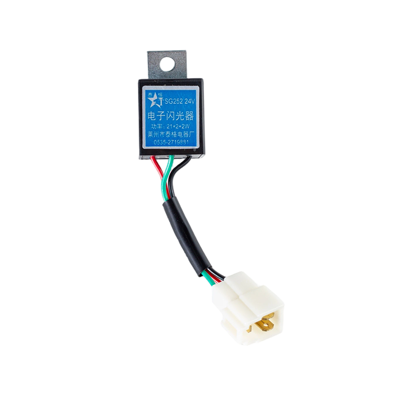 Relé pisca-pisca eletrônico SG252 24V 20A para empilhadeiras e sinais de direção de veículos