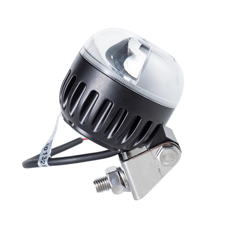 IP67 5W DC9-80V luz de advertência de área de perigo de empilhadeira de feixe vermelho/azul redondo