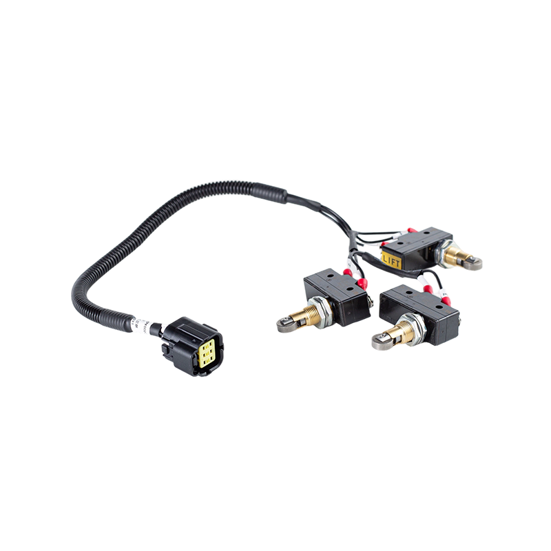 IP65 à prova de poeira, resistente a altas temperaturas, empilhadeira hidráulica, controle de válvula multidirecional, microinterruptor