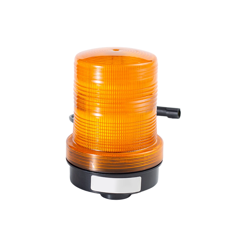 Farol estroboscópico LED de volume ajustável com alarme sonoro para vários veículos industriais
