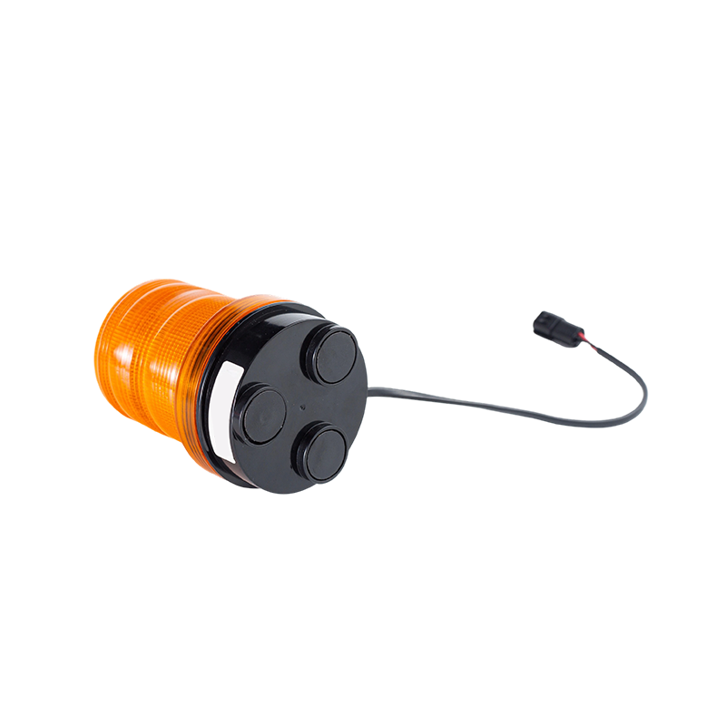 Farol estroboscópico LED de volume ajustável com alarme sonoro para vários veículos industriais