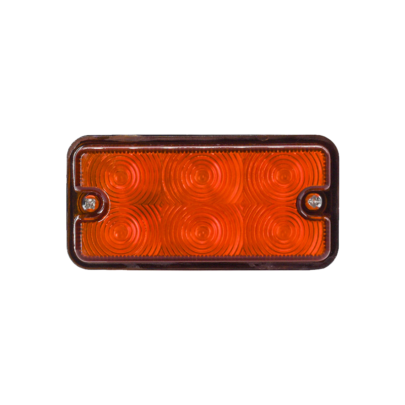 Luz indicadora compacta de posição frontal e largura LED IP66 para vários veículos de engenharia