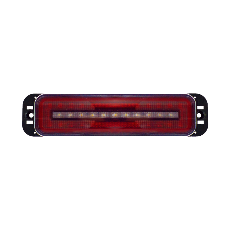 001 Luz traseira de combinação LED sequencial dinâmica de 3 cores para veículos industriais
