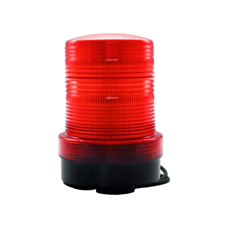 Farol estroboscópico LED de volume ajustável com alarme sonoro para vários veículos industriais