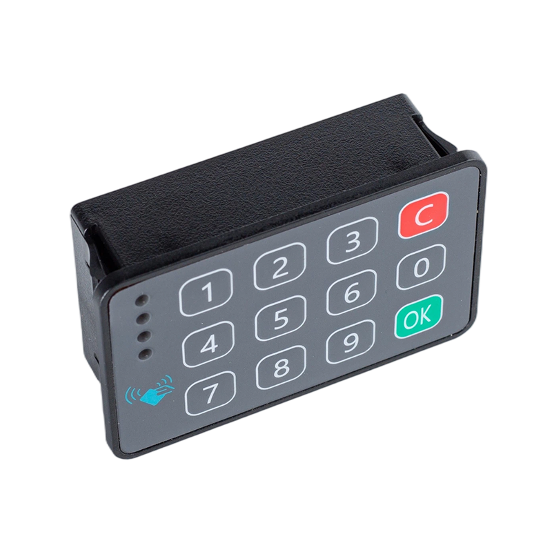 Leitor de cartão horizontal de IC com teclado / CAN2.0 125K Baud / controle de acesso de gerenciamento de frota de veículos industriais